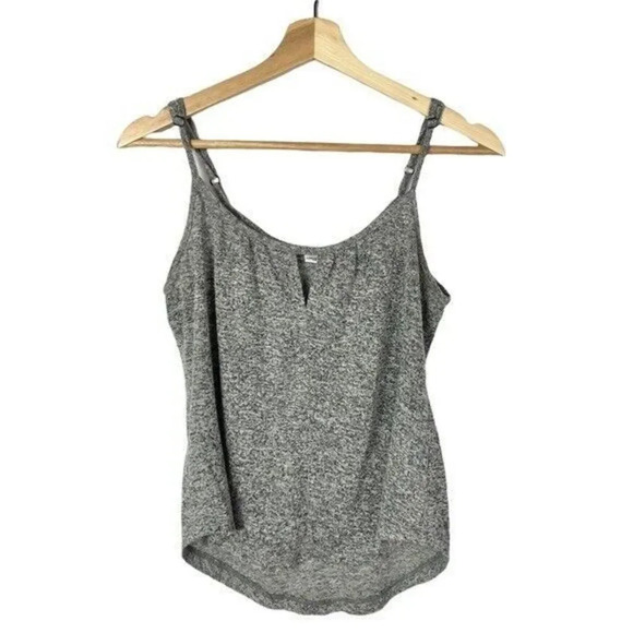 Bar III Heathered Gray Round Neck Tank Top XS - Picture 1 of 3
